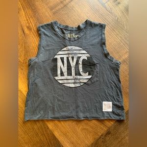 NWT retro brand NYC crop top sz medium